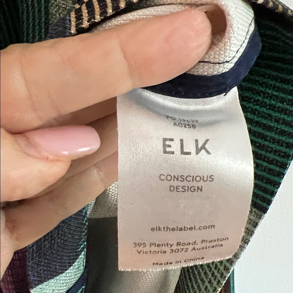 $315 REVOLVE ELK Odense Jacket 100% Tencel US 6 / M - Picture 7 of 9